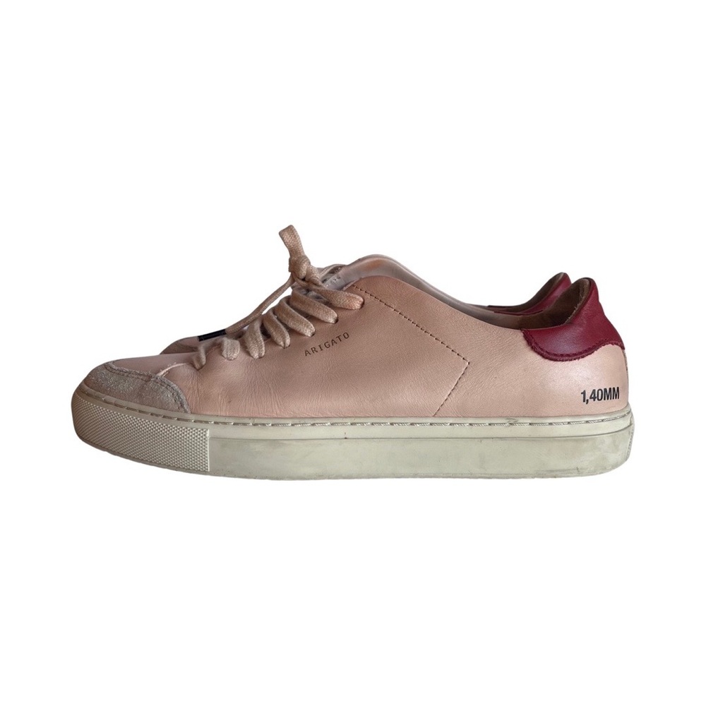 Axel Arigato pink leather sneakers size 9